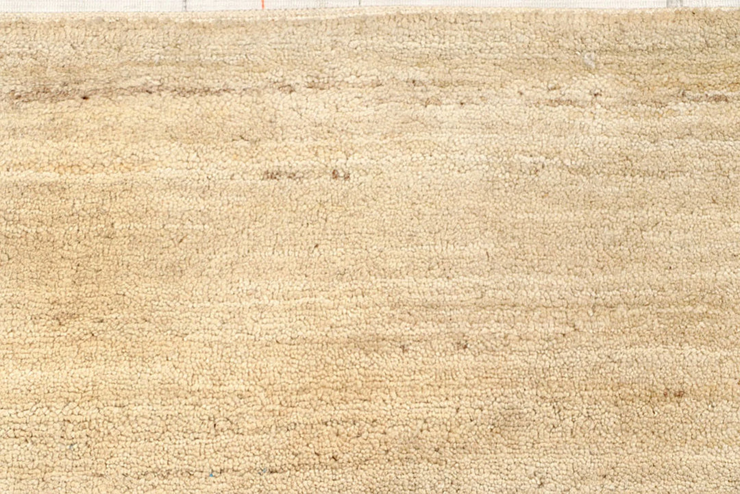 Brown Pakistani Gabbeh Rug 2' 6" x 11' 9" Hand-Knotted | No. QA72356