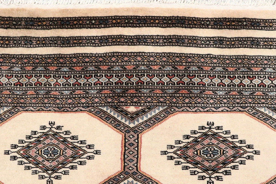 Brown Jaldar Rug 4' 1" x 6' 6" Hand-Knotted | No. QA72617