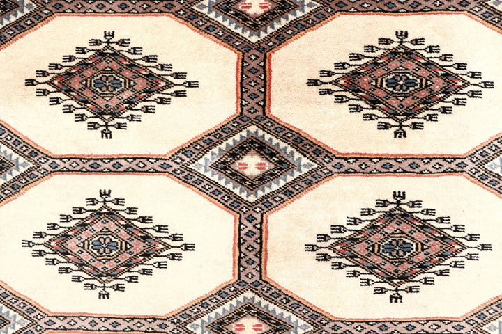 Brown Jaldar Rug 4' 1" x 6' 6" Hand-Knotted | No. QA72617