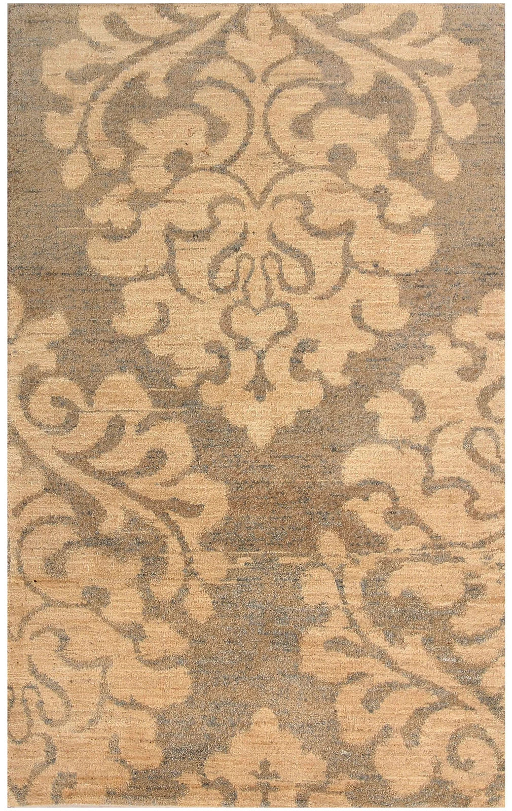Brown Gabbeh Rug 3' x 4' 9" Hand-Knotted | No. QA72939