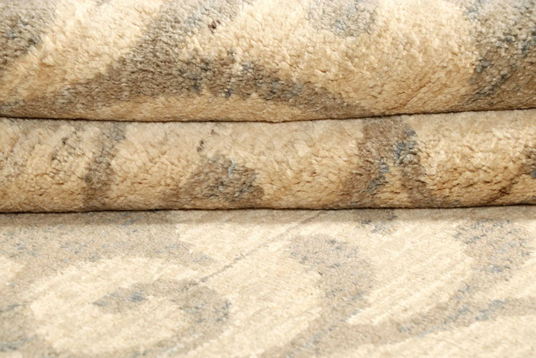 Brown Gabbeh Rug 3' x 4' 9" Hand-Knotted | No. QA72939