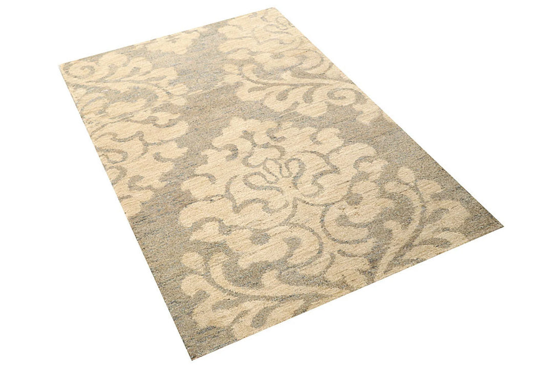 Brown Gabbeh Rug 3' x 4' 9" Hand-Knotted | No. QA72939