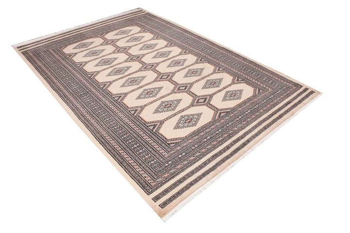 Brown Jaldar Rug 5' 8" x 8' 3" Hand-Knotted | No. QA73468