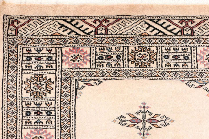 Brown Pakistani Butterfly Rug 2' 7" x 11' 11" Hand-Knotted | No. QA74380