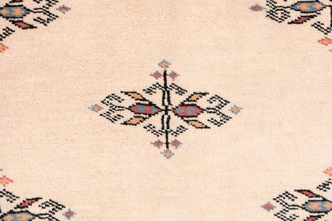 Brown Pakistani Butterfly Rug 2' 7" x 11' 11" Hand-Knotted | No. QA74380
