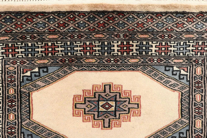 Wheat Pakistani Jaldar Runner 2' 6" x 10' 6" Hand-Knotted | No. QA76423