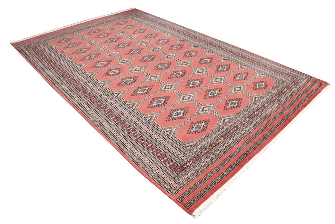 Red Jaldar Rug 6' 7" x 10' 3" Hand-Knotted | No. QA77985