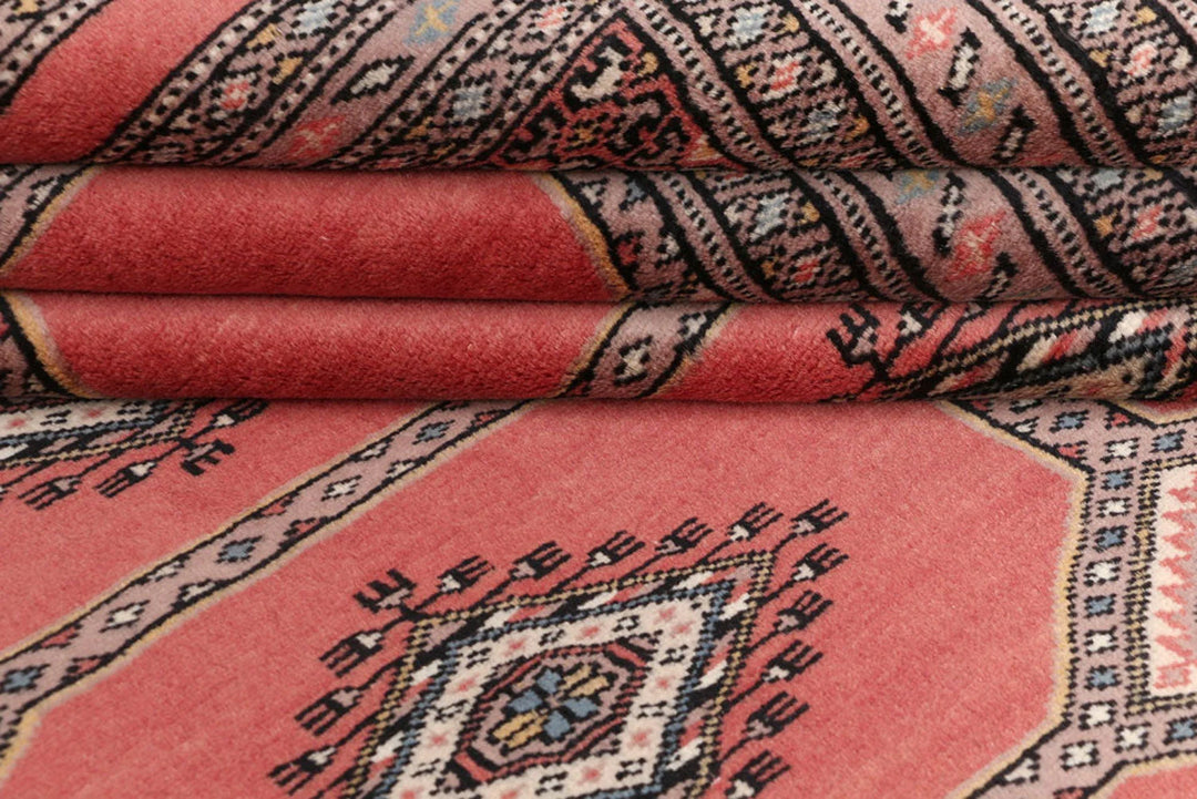 Red Jaldar Rug 6' 7" x 10' 3" Hand-Knotted | No. QA77985