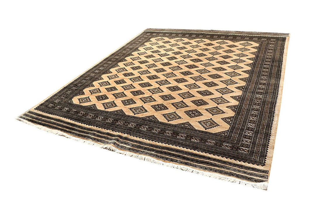 Brown Jaldar Rug 8' 1" x 9' 10" Hand-Knotted | No. QA78968
