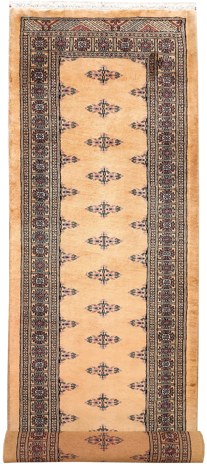 Brown Pakistani Butterfly Rug 2' 8" x 9' 10" Hand-Knotted | No. QA81089