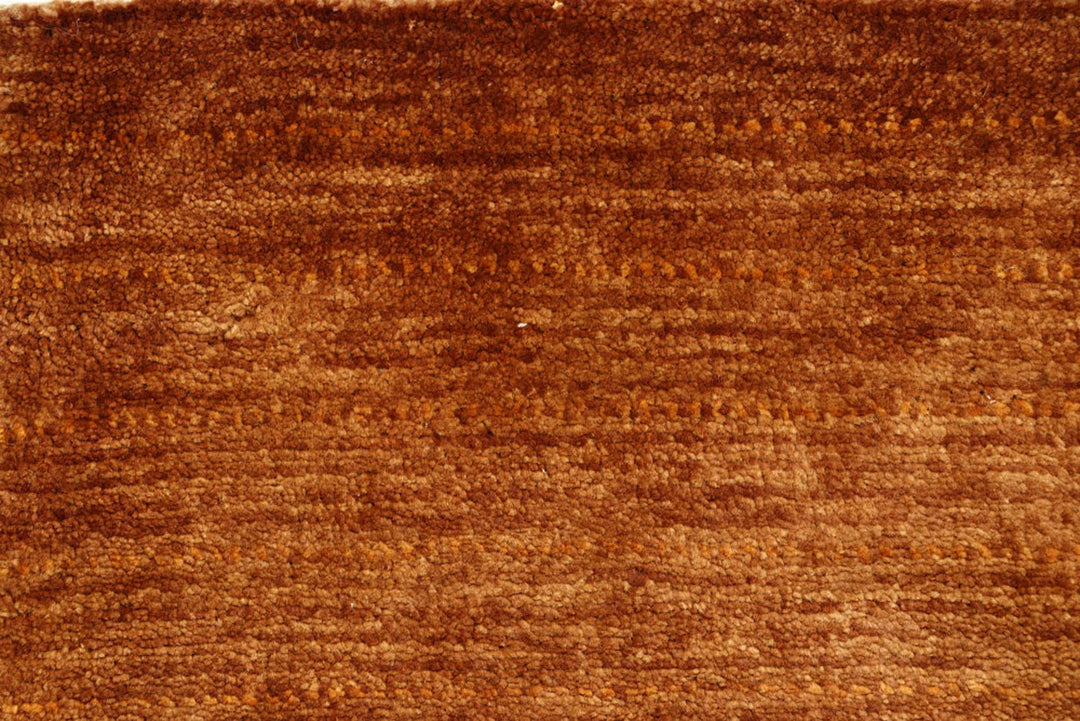 Brown Pakistani Gabbeh Rug 2' 6" x 8' 2" Hand-Knotted | No. QA82507