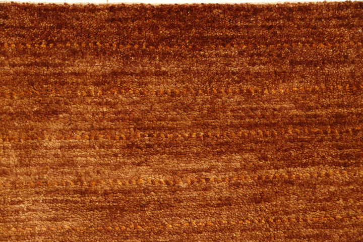 Brown Pakistani Gabbeh Rug 2' 6" x 8' 2" Hand-Knotted | No. QA82507