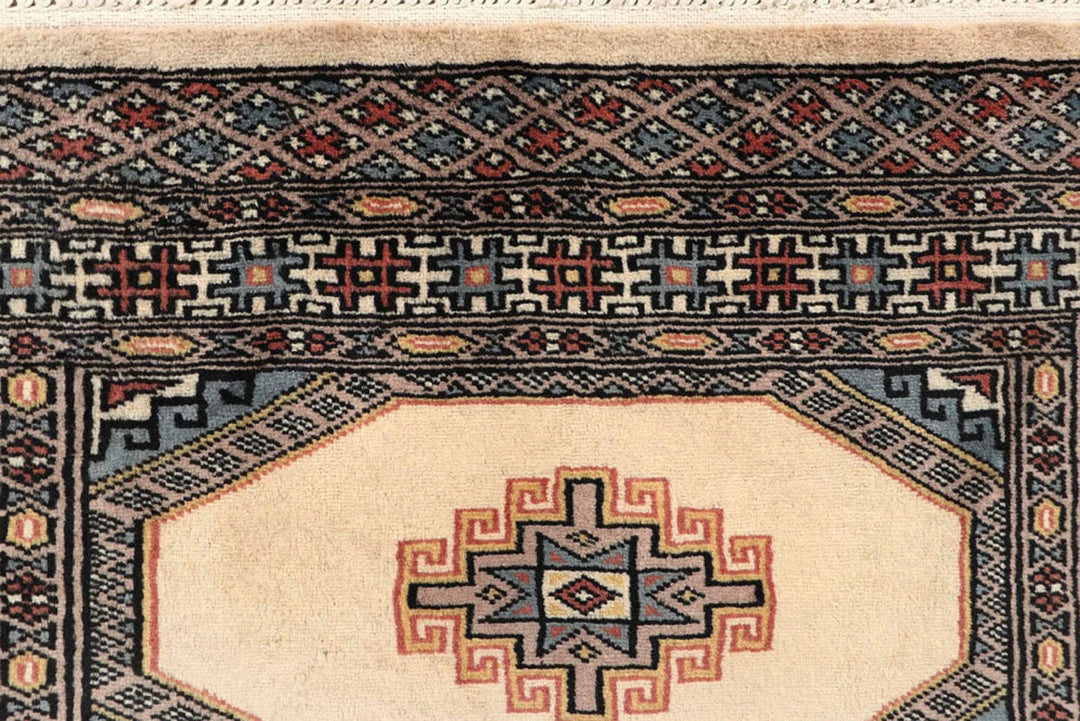 Brown Jaldar Rug 2' 6" x 10' 2" Hand-Knotted | No. QA82526