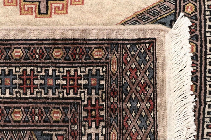 Brown Jaldar Rug 2' 6" x 10' 2" Hand-Knotted | No. QA82526