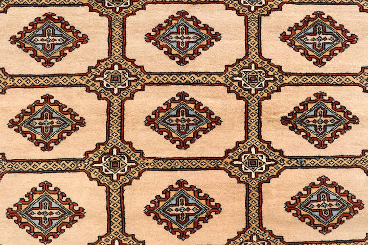 Brown Pakistani Jaldar Rug 8' 2" x 11' 7" Hand-Knotted | No. QA83053