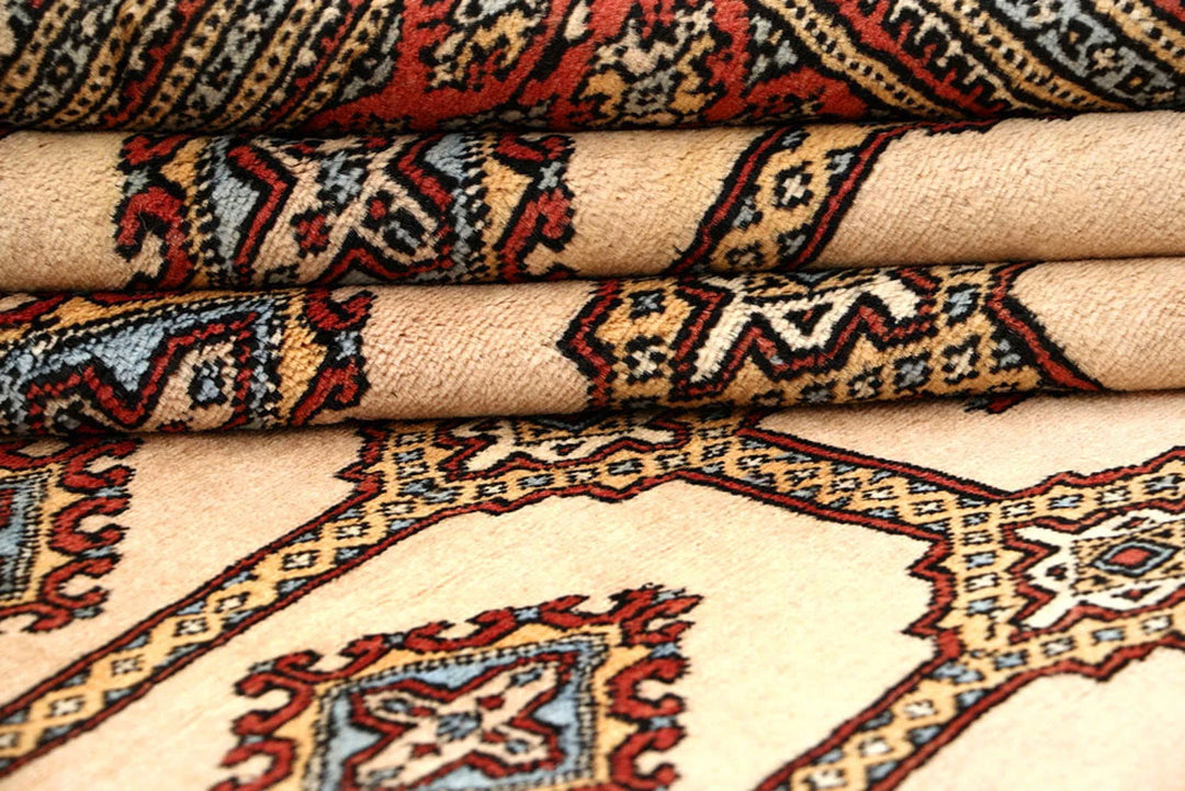 Brown Pakistani Jaldar Rug 8' 2" x 11' 7" Hand-Knotted | No. QA83053