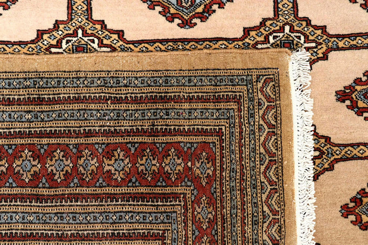 Brown Pakistani Jaldar Rug 8' 2" x 11' 7" Hand-Knotted | No. QA83053