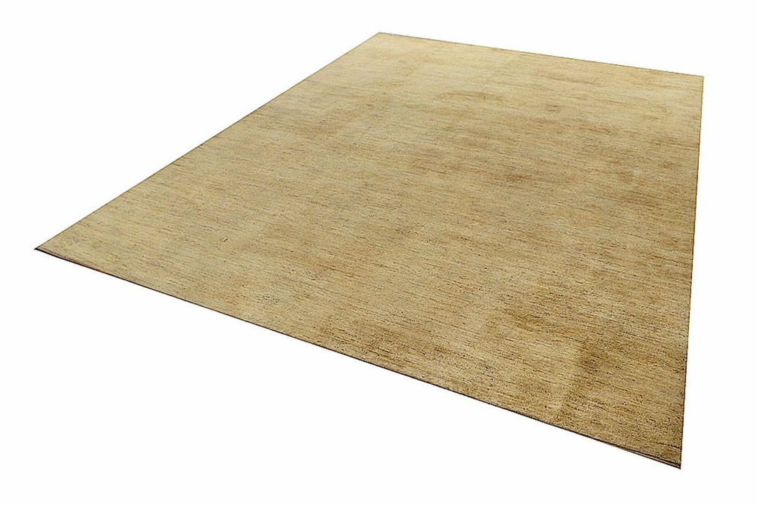 Brown Pakistani Gabbeh Rug 8' 1" x 9' 11" Hand-Knotted | No. QA83291