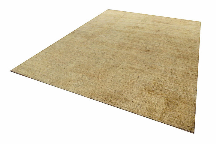 Brown Pakistani Gabbeh Rug 8' 1" x 9' 11" Hand-Knotted | No. QA83291