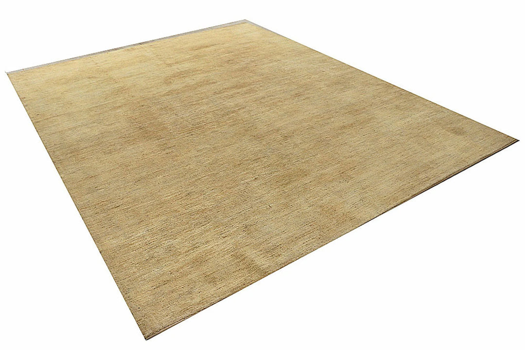 Brown Pakistani Gabbeh Rug 8' 1" x 9' 11" Hand-Knotted | No. QA83291