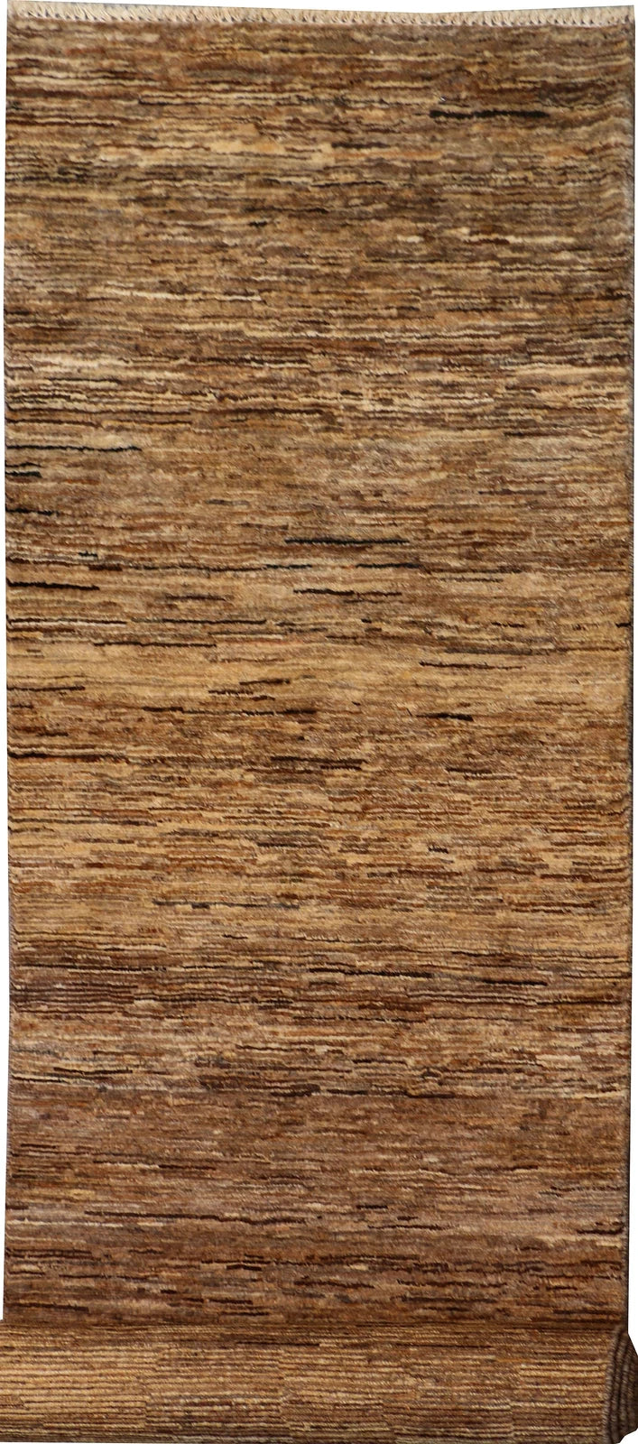 Sienna Pakistani Gabbeh Runner 2' 5" x 11' 8" Hand-Knotted | No. QA83469