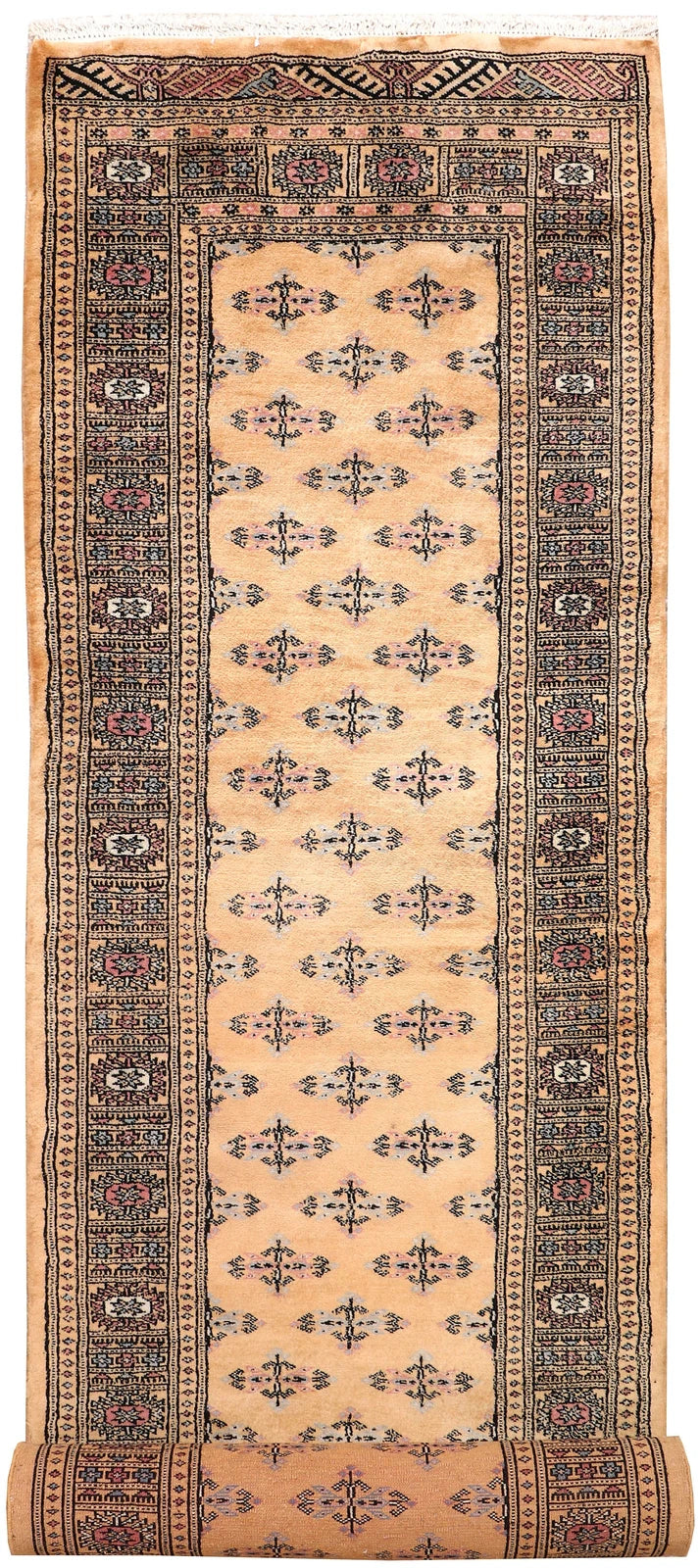 Brown Pakistani Butterfly Rug 2' 7" x 9' 10" Hand-Knotted | No. QA83919