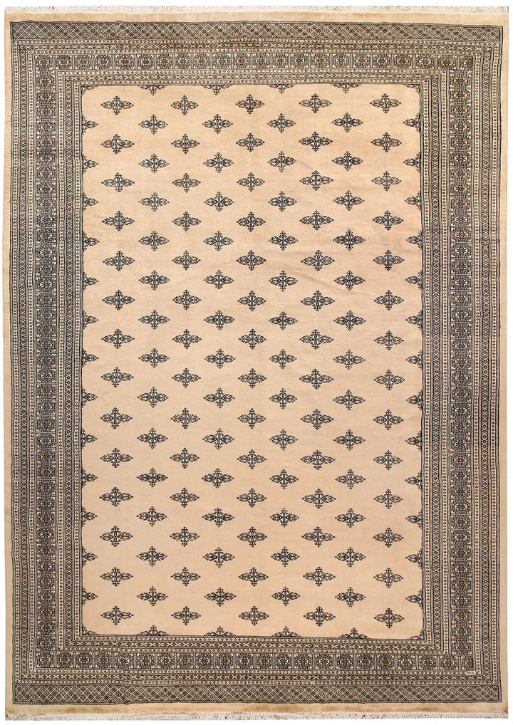 Brown Pakistani Butterfly Rug 9' 11" x 13' 9" Hand-Knotted | No. QA86392