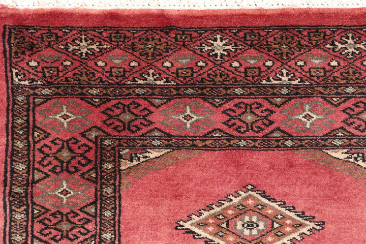 Dark Salmon Pakistani Jaldar Runner 2' 1" x 5' 9" Hand-Knotted | No. QA86872