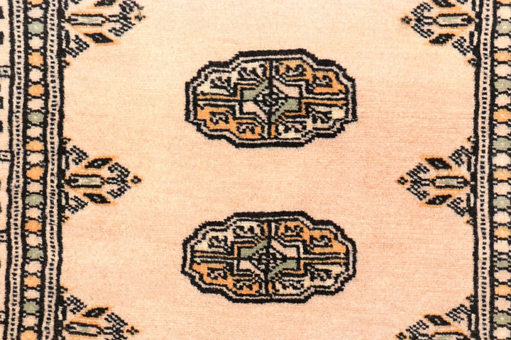 Brown Pakistani Bokhara Runner 2' 7" x 11' 2" Hand-Knotted | No. QA88358