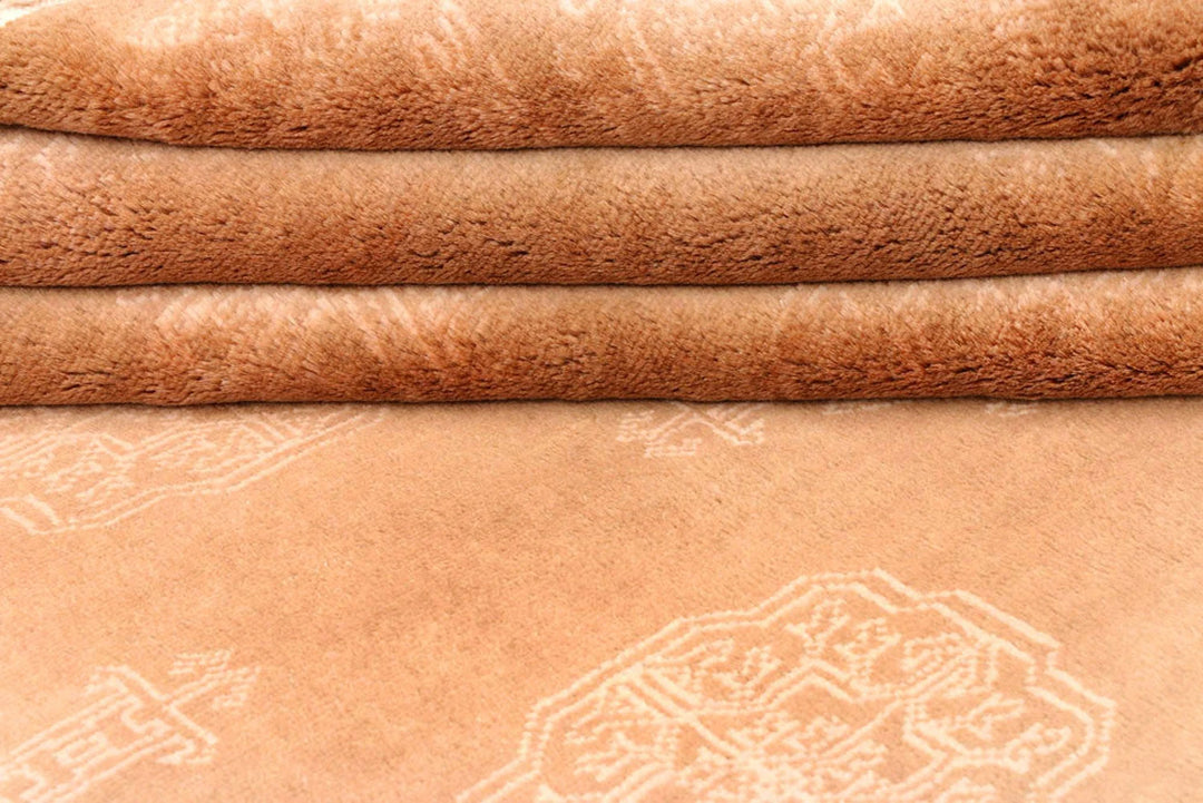 Brown Pakistani Bokhara Rug 4' 3" x 6' 3" Hand-Knotted | No. QA88759