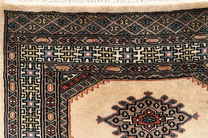 Brown Pakistani Jaldar Runner 2' 6" x 10' 4" Hand-Knotted | No. QA88960
