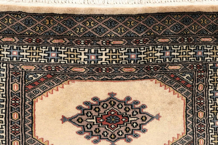Brown Pakistani Jaldar Runner 2' 6" x 10' 4" Hand-Knotted | No. QA88960
