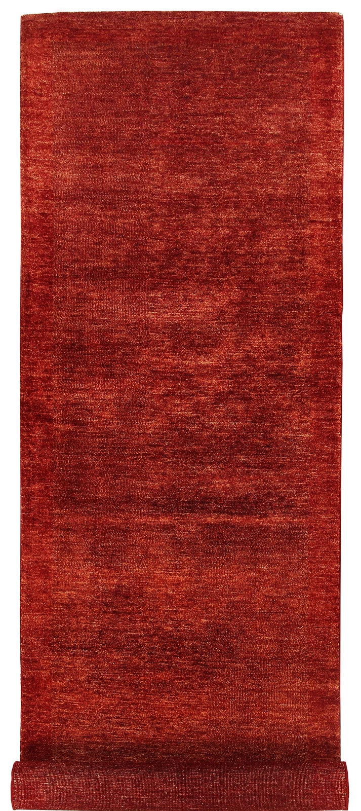 Red Pakistani Gabbeh Rug 2' 7" x 8' 6" Hand-Knotted | No. QA89708