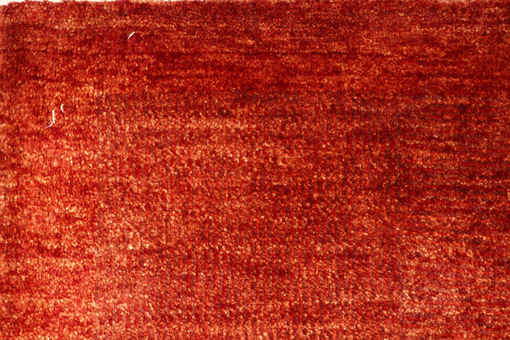 Red Pakistani Gabbeh Rug 2' 7" x 8' 6" Hand-Knotted | No. QA89708