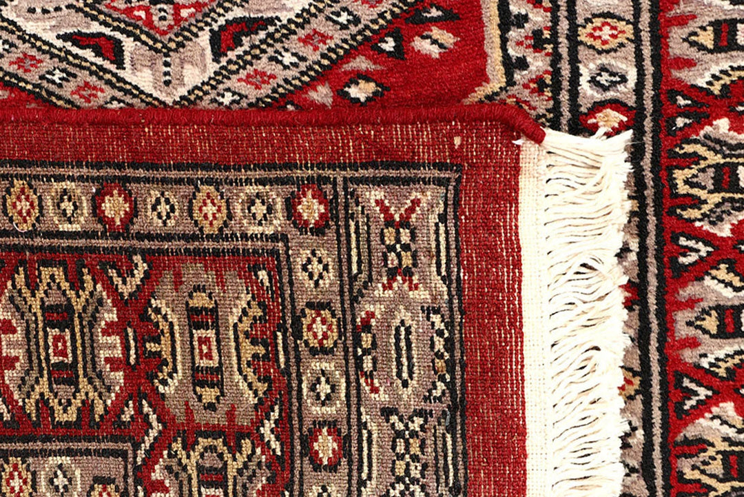 Firebrick Pakistani Jaldar Runner 2' 4" x 9' 9" Hand-Knotted | No. QA89796