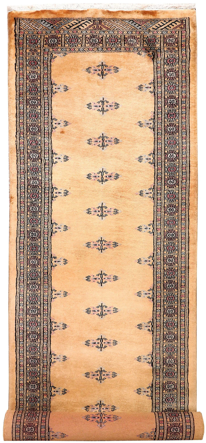 Brown Pakistani Butterfly Rug 2' 8" x 10' 2" Hand-Knotted | No. QA90431