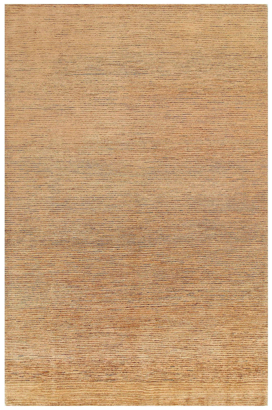 Tan Pakistani Gabbeh Rug 5' 11" x 8' 11" Hand-Knotted | No. QA91279