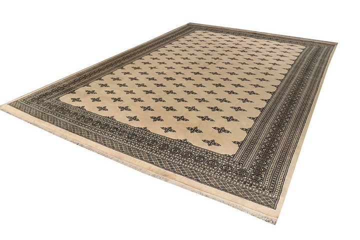 Brown Oriental Butterfly Rug 9' 11" x 14' 6" Hand-Knotted | No. QA91850