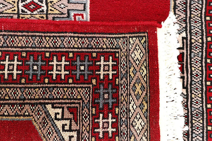 Red Jaldar Rug 2' 7" x 9' 11" Hand-Knotted | No. QA92004