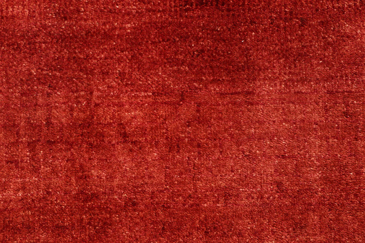 Brown Pakistani Gabbeh Rug 3' x 4'11" Hand-Knotted | No. QA93183