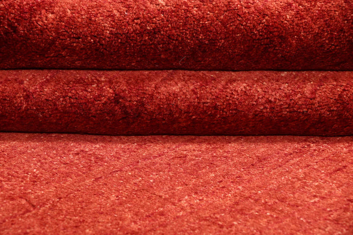 Brown Pakistani Gabbeh Rug 3' x 4'11" Hand-Knotted | No. QA93183