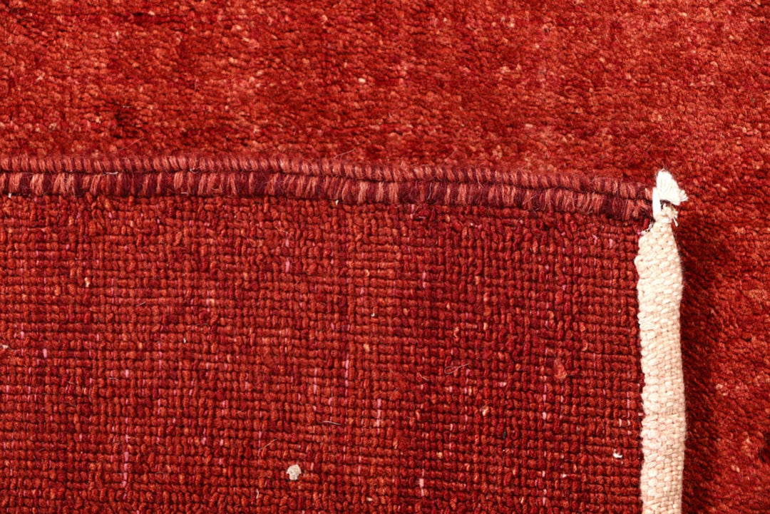 Brown Pakistani Gabbeh Rug 3' x 4'11" Hand-Knotted | No. QA93183