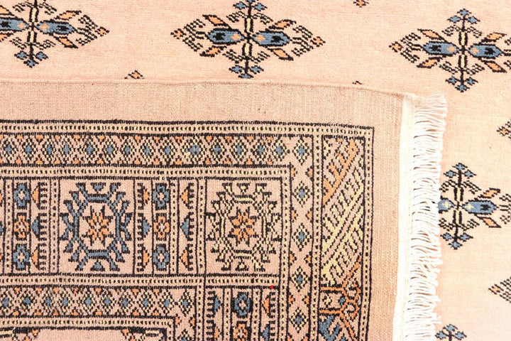 Brown Oriental Butterfly Rug 4' 2" x 6' 3" Hand-Knotted | No. QA93634