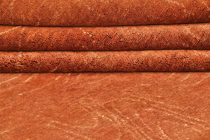 Brown Pakistani Gabbeh Rug 8' 5" x 11' 8" Hand-Knotted | No. QA95153