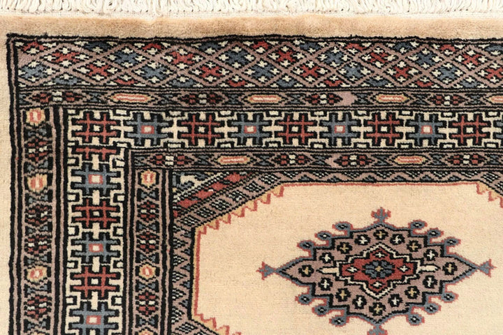 Brown Jaldar Rug 2' 6" x 9' 9" Hand-Knotted | No. QA96086