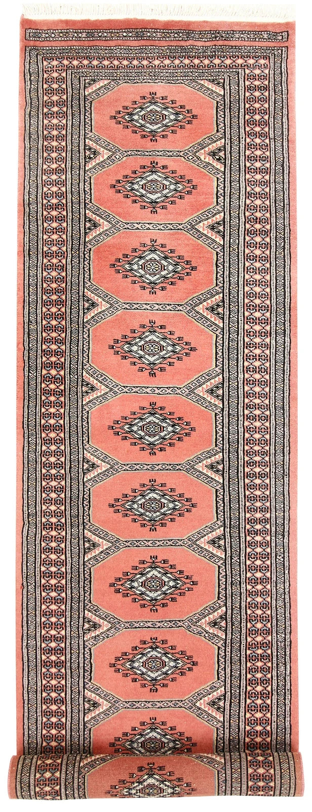 Red Jaldar Rug 2' 3" x 9' 5" Hand-Knotted | No. QA97630
