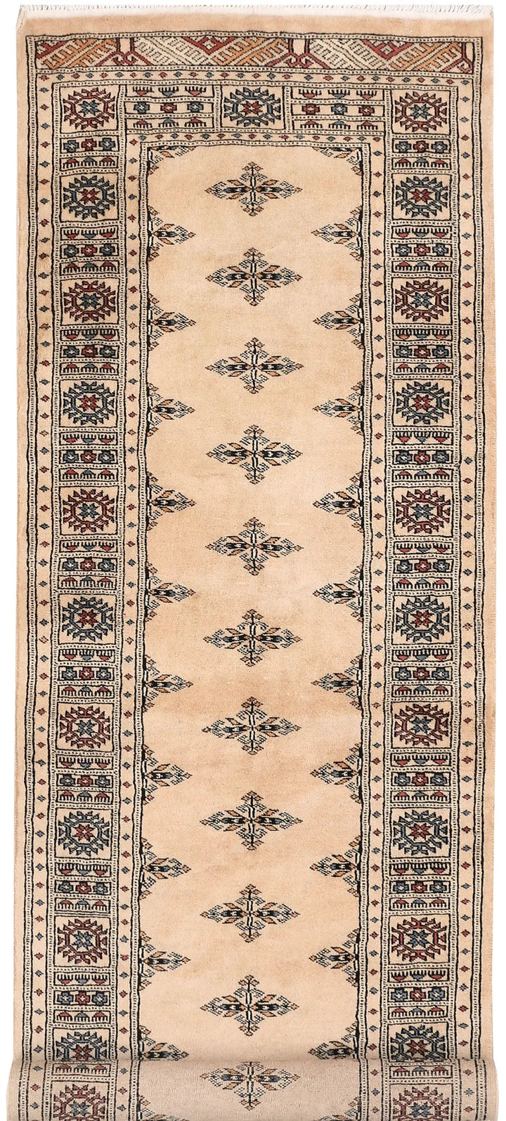 Brown Pakistani Butterfly Rug 2' 8" x 8' Hand-Knotted | No. QA98586