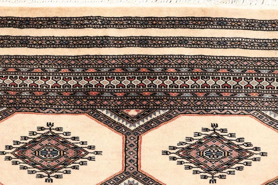 Brown Jaldar Rug 4' x 6' 3" Hand-Knotted | No. QA99098