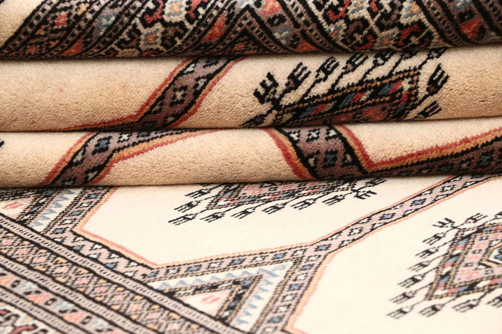 Brown Jaldar Rug 4' x 6' 3" Hand-Knotted | No. QA99098