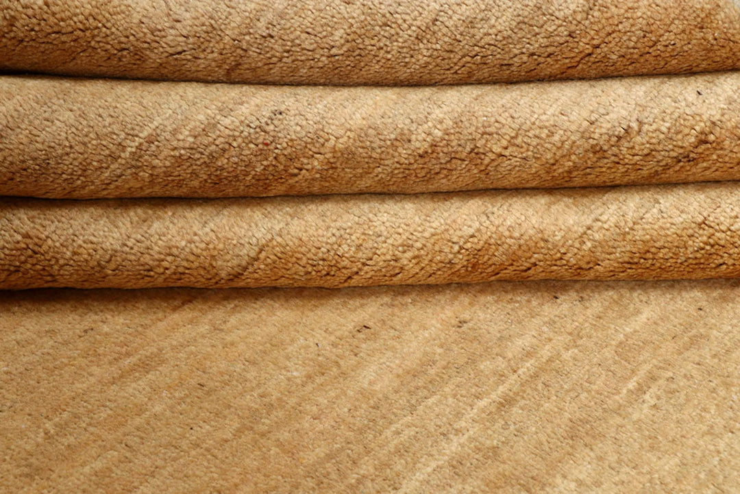 Brown Pakistani Gabbeh Rug 5' 11" x 9' 1" Hand-Knotted | No. QA99907